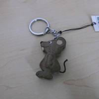 Schlüsselanhänger Maus zum Basteln / Dekorieren von Geschenken zum Thema Mäuse schenken , Natur erleben Gutschein Bild 3