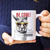 Tasse mit Spruch BE COOL! - Bürotasse, Kaffeetasse Bild 4