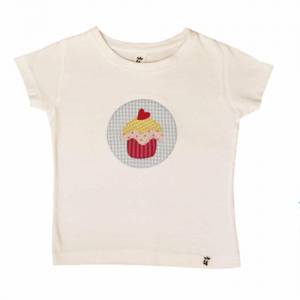 T-Shirt Cupcake Mädchen , bio und fair ,  Shirt Kinder Muffin 86 , 92 , 104 , 110 , 16 Bild 2