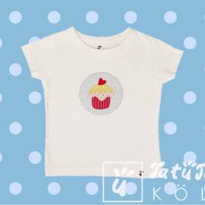 T-Shirt Cupcake Mädchen , bio und fair ,  Shirt Kinder Muffin 86 , 92 , 104 , 110 , 16 Bild 4