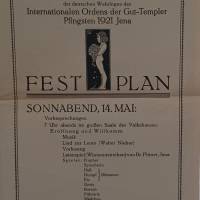 Nachlass Konvolut - vom Erziehenden Eros - Jugendtag Pfingsten 1921 - Jugendtag  Templer Ordens -  Jugendtag Festplan Bild 6