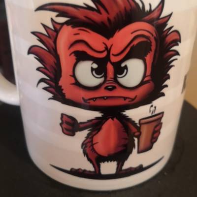 G-TB0058 bedruckte Tasse, weiss, sublimiert, Kaffeemuffel1