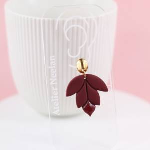 Boho Ohrringe - Blumen Hängeohrringe - Elegante Ohrringe für jeden Anlass - Ohrringe mit Lotusblüte - in über 40 Farben Bild 5