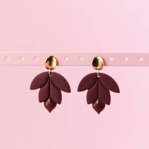Boho Ohrringe - Blumen Hängeohrringe - Elegante Ohrringe für jeden Anlass - Ohrringe mit Lotusblüte - in über 40 Farben Bild 9