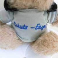 Bär - Teddybär auf der Wolke als Schutzengel mit Fliegermütze für ein Geldgeschenk zum Pilotenschein oder die Flugreise Bild 2