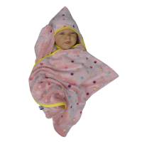 baby wrap kuscheliger schlafsack - strampelsack aus wellness fleece in sternenform Bild 8