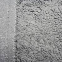 Teddy Plüsch Baumwolle grau für Jacken, Kinderbekleidung, Kissen, Kuscheltiere Meterware Ökotex 100 Bild 2