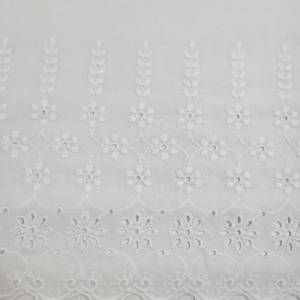 7,50 EUR/Meter Weiße Spitzenborte aus Baumwolle, Festonspitze, Baumwollspitze XXL  17,5 cm breit Bild 4