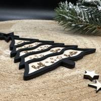 Weihnachtsbaumanhänger für die Familie in 3D-Optik, Holzanhänger, Weihnachten, Weihnachtsgeschenk Bild 4