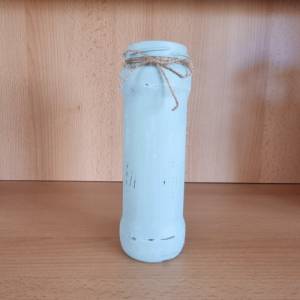Kleine Vase in Grün, handbemalt in Shabby Chic Bild 6