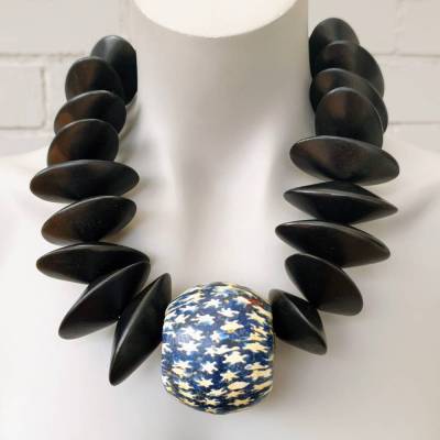 Halskette MAJAPAHIT ambra Schmuck