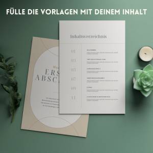 Coaching Workbook Vorlage Fiona, 70+ anpassbare Seiten in Canva in deutsch, einheitliche Design Vorlagen für Coaches, Le Bild 2