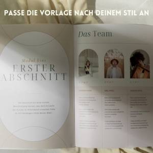Coaching Workbook Vorlage Fiona, 70+ anpassbare Seiten in Canva in deutsch, einheitliche Design Vorlagen für Coaches, Le Bild 6