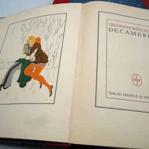 Giovanni Boccaccio’s Decameron von 1924 in 2 Bänden illustriert Bild 5