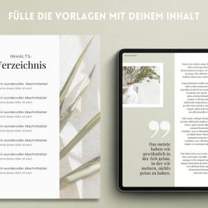 Coaching Ebook Vorlage Malis, 70+ anpassbare Seiten in Canva, Canva Ebook in deutsch, Coaching Arbeitsblatt Vorlagen, Le Bild 2