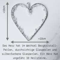 Klarheit im Herz - Fensterschmuck mit Heilstein - Bergkristall Bild 6