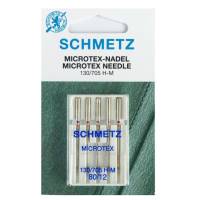 5 Schmetz Microtex Nadel, verschiedene Nadelstärke 60 / 70 / 80 / 90 zur Auswahl Bild 2