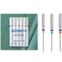 5 Schmetz Microtex Nadel, verschiedene Nadelstärke 60 / 70 / 80 / 90 zur Auswahl Bild 3