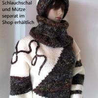 Warmer Pullover in tollen Farben aus weicher dicker Wolle, Outdoor, Oversize Bild 5