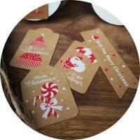 6 weihnachtliche Einmachgläser inkl. Etiketten für handmade Geschenke Bild 5