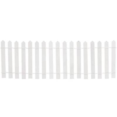 Miniatur Holzzaun weiß 25 cm | Zubehör Wichtelwelt