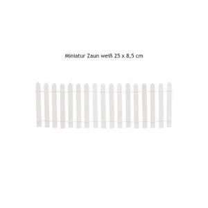 Miniatur Holzzaun weiß 25 cm | Zubehör Wichtelwelt Bild 2