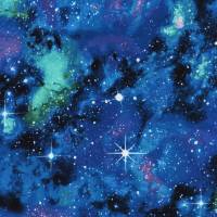 Patchworkstoff Galaxy Space Timeless Treasures Stoff Sterne Deko reine Baumwolle Patchwork Nähen Bild 1