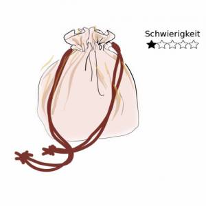 SCHNITTMUSTER Projekt Bag 3.0 Stricktasche für alle & Anfänger, papiersparendes Schnittmuster, DIY Nähprojekt, digitale Bild 1