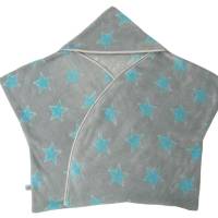 baby wrap kuscheliger schlafsack - strampelsack aus wellness fleece in sternenform Bild 3