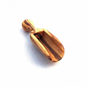 Mini Salzschaufel 6 cm Gewürzschaufel Holzschaufel Holzschippe handgemacht aus Olivenholz Bild 1