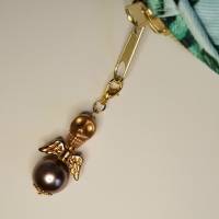 Außergewöhnlicher Schutzengel mit Totenkopf-Perle als Anhänger für deinen Schlüssel oder deine Tasche Bild 2