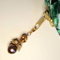 Außergewöhnlicher Schutzengel mit Totenkopf-Perle als Anhänger für deinen Schlüssel oder deine Tasche Bild 3