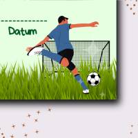 Fußball Urkunde als Mitgebsel für den Kindergeburtstag | Geschenktüte für Kinder | Fußballturnier Bild 6