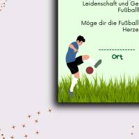 Fußball Urkunde als Mitgebsel für den Kindergeburtstag | Geschenktüte für Kinder | Fußballturnier Bild 7