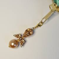 Außergewöhnlicher Schutzengel mit Totenkopf-Perle als Anhänger für deinen Schlüssel, deine Tasche oder deine Halskette Bild 2