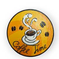 Deko Schild Coffee Time Pop Art Bild 2