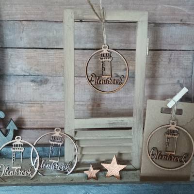 Anhänger aus Holz Altenbruch. Für Christbaum, Adventsgesteck oder einfach so