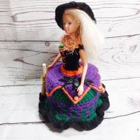 Halloween - Hexe, Klorollenhut mit Puppe Bild 6
