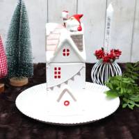 Gebäckdose Haus mit Wichtel Weihnachten Advent Bild 6