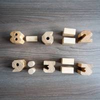 Zahlen und Mathe Symbole aus Holz, Zählen und Rechnen lernen nach Montessori, Kindergarten Lernspielzeug für Kinder ab 3 Bild 9