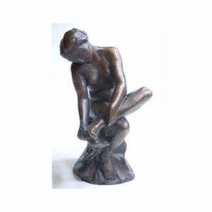 Bronze Akt - Die Badende - nach Dalou - Erotica Bild 1