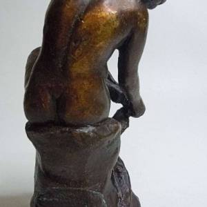 Bronze Akt - Die Badende - nach Dalou - Erotica Bild 4