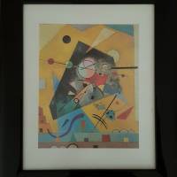 Kunstdruck mit Rahmen von Wassily Kandinsky, "Stille Harmonie, 1924" Bild 1