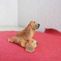 Figur Hunde Cocker Spaniel ?  ... für die Deko oder Geldgeschenke basteln  - Gartendekoration Bild 2