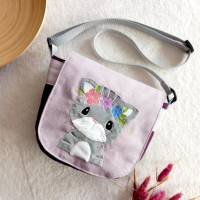 Kindertasche Kindergartentasche Katze personalisierte mit Name Bild 1