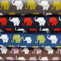 Baumwolljersey Druck Elefantenparade schwarz rot weiß Jersey Jungs Mädchen Kinderstoffe Meterware Stoffe Ökotex Bild 5