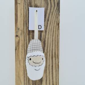 Süßer Weihnachtsmann-Anhänger aus Stoff, Wichtelanhänger, Baumbehang, Santa Bild 8