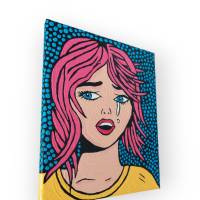 Gemälde handgemalt Pop Art "weinende Frau" Bild 1