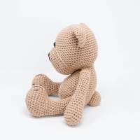 Handgemachter Bio Teddybär, verschiedene Farben und Melodien wählbar Bild 2