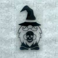 Bügelbild - Wichtel mit Totenkopf (Halloween) - viele mögliche Farben Bild 1